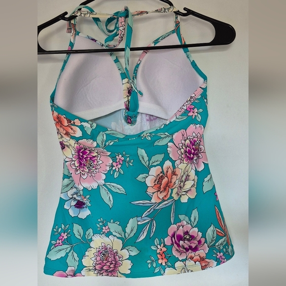 Apt. 9 Pink Sleeveless Ruffled Tank Top - Picture 2 of 5